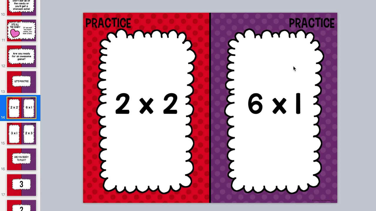 SIO February Multiplication Game - YouTube