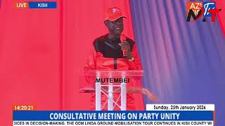 I WILL NOT SURRENDER ODM PARTY NIENDELEE AMA NISIENDELEE  OBURU ROARs IN KISII!!