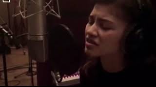 Zendaya - Recording Rewrite The Stars