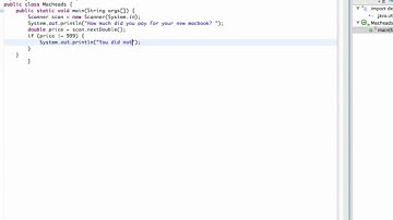 Java Lesson 4 | Conditional Statements
