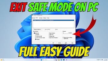 How To Exit Safe Mode on Laptop & PC (Windows 11)