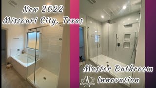 How I Remodeled This Bathroom By Eliminating The Tub 🛀 🚿