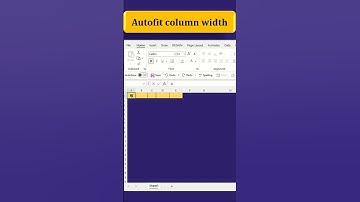 🔥Quick and Easy Excel VBA Code for Auto-Fit Column Width🔥 #shorts