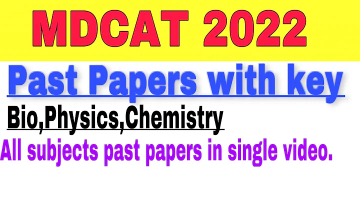 MDCAT Past papers|UHS MDCAT past paper all subjets|MDCAT past paper bio physics chemistry|mdcat 2022