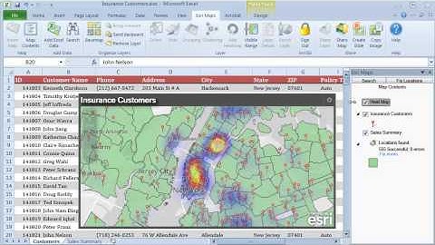 ArcGIS Online - Coloque no Mapa os Seus Dados do Excel com Esri Maps for Office