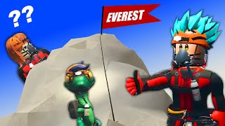 LLEGAMOS a la CIMA del EVEREST en Roblox!! Bueno, TODOS NO...