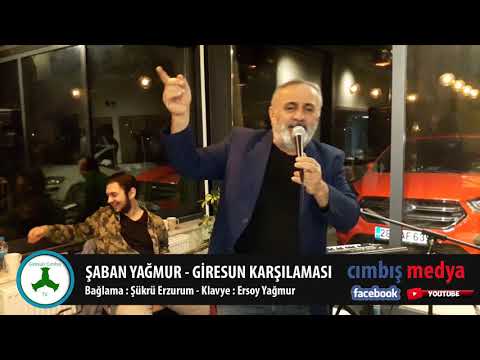 ŞABAN YAĞMUR GİRESUN KARŞILAMASI CANLI SAHNE MEKAN ÇEKİMLERİ