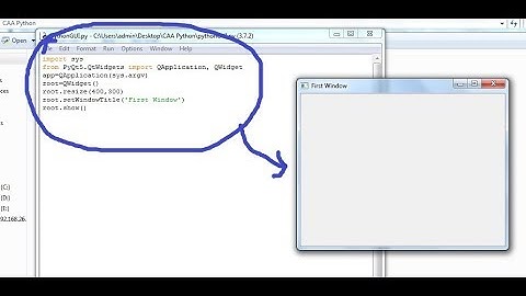 Python GUI Simplified with PyQT5 - Part 1