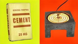 How To Make Electric Heater From Cement At Home