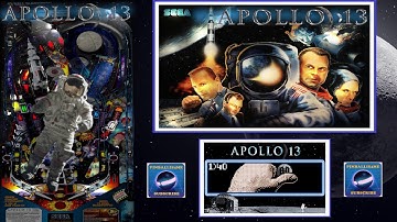 4K Apollo 13 Vpx Visual Pinball Gameplay (3 Screen Setup)