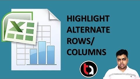Learn to Highlight Alternate Rows|Columns in Excel