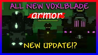 ALL NEW VOXLBLADE ARMORS IN 8 MINUTES | ROBLOX VOXLBLADE
