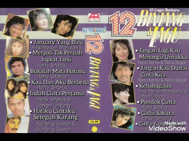 Seleksi Pop Bintang Dan Lagu 1988 - 1989 class=