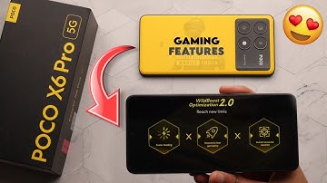 POCO X6 Pro Gaming Features Here 😯 | POCO X6 Pro Wildboost Optimization 2.0 For Gamers