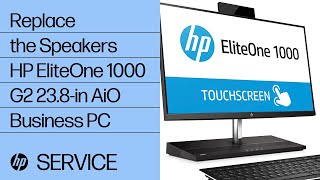 Replace the Speakers | HP EliteOne 1000 G2 23.8-in All-in-One Business PC | HP