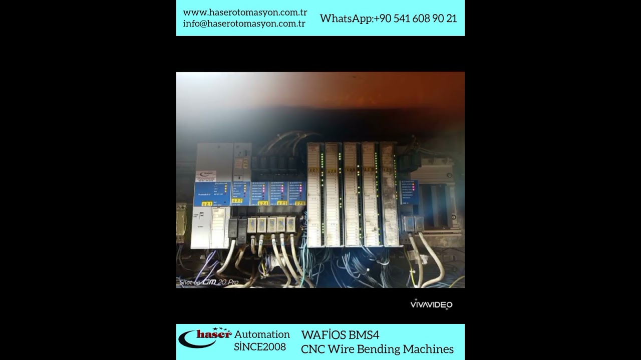 Wafios BMS4 CNC tel büküm makineleri arıza tespit elektrik elektronik sistemleri bakım onarımları