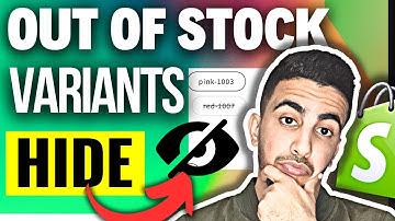 How To Hide Out Of Stock/Unavailable Product Variants In Shopify