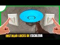 Instalacion electrica de una ESCALERA, interruptores de CONMUTACION de 3 vias y 4 vias