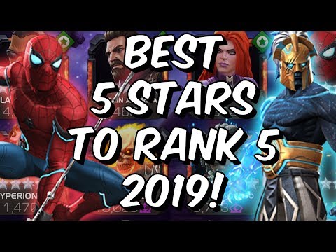 Best 5 Star Characters To Rank 5 2019! – Marvel Contest Of Champions