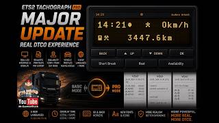 Euro Truck Simulator 2 - Tachograph App *First Look*