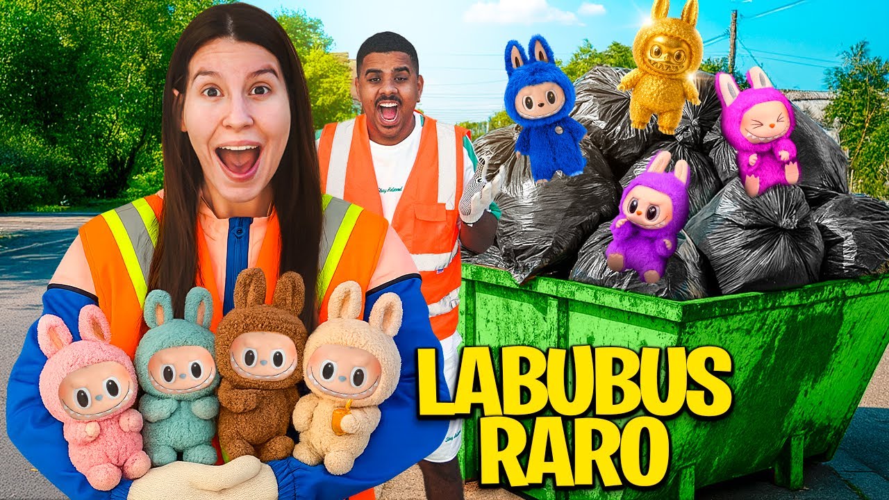 ENCONTRAMOS A COLEÇÃO COMPLETA DE LABUBU NO MEIO DO LIXO ...