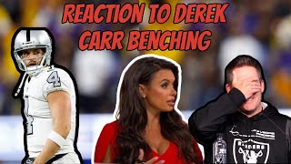 The Raiders Bench Derek Carr, Whats Next