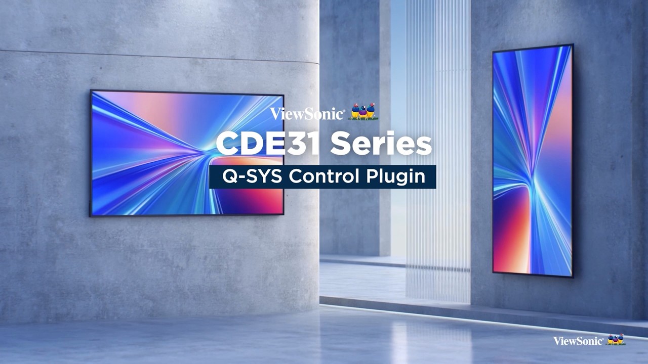 CDE31 Series: Q-SYS Control Plugin - YouTube
