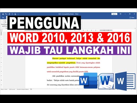 Video: Cara Mencetak Teks Dalam Word