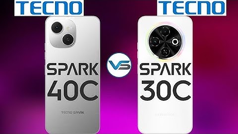 Tecno Spark 40C VS Tecno Spark 30C | Tecno Spark 30C VS Tecno Spark 40C | Tecno Spark 40 Series