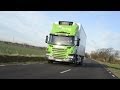 See the first Scania Euro 6 biogas truck in action with Bring Frigo Åkeri