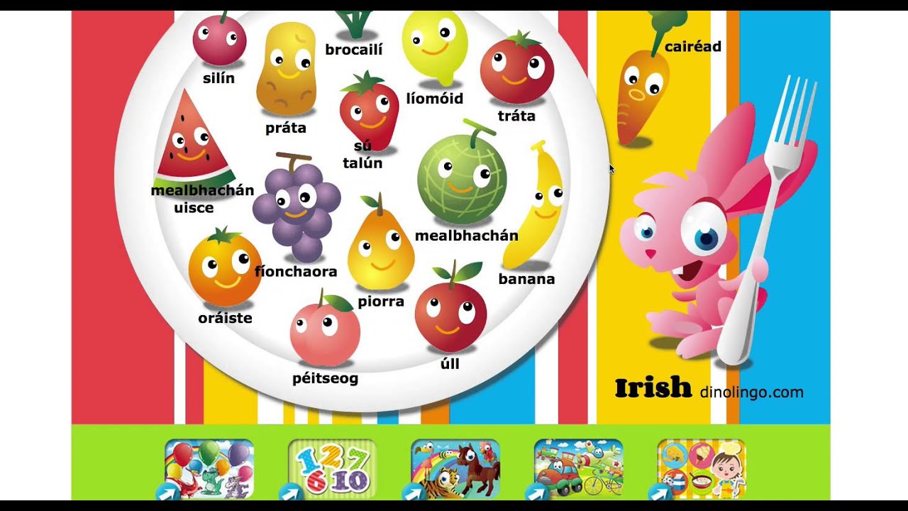 Online Irish Games for kids Click and tell online game