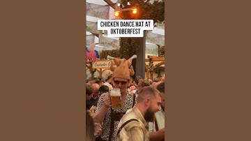 Thumbnail of Funny chicken dance hat at the Oktoberfest