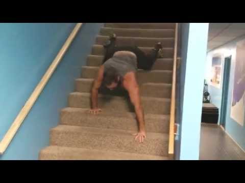 Reverse Bear Crawl Up - Spiderman Pushups Down - Most hard core workout ever