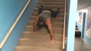 Reverse Bear Crawl Up - Spiderman Pushups Down - Most hard core workout ever