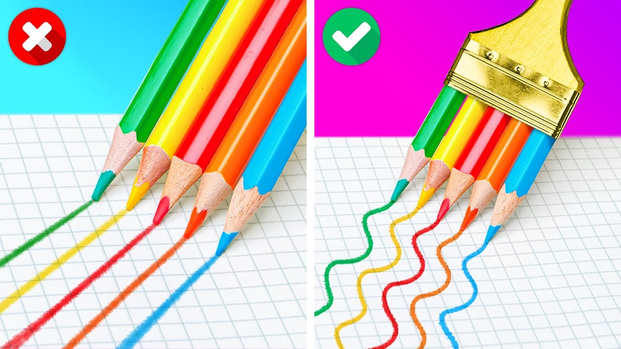 BACK TO SCHOOL 2023! Awesome Drawing Hacks And School Supplies