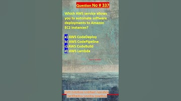 Question No. 337 | AWS Solutions Architect Associate Certification Practice Questions | #aws #shorts