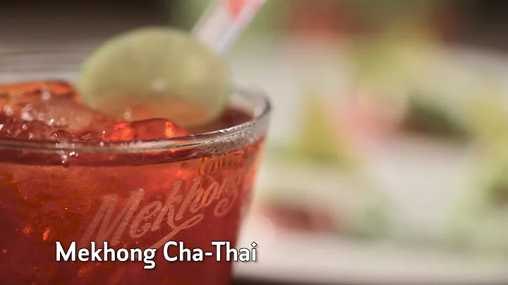 Menu 7 : Mekhong Elite Table Beef in Oyster Sauce Grilled pairing with Mekhong Cha Thai cocktail