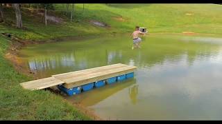 (Family Fun) How to build a floating dock for your pond