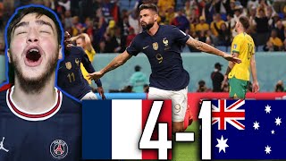 GIROUD EQUALS HENRY RECORD! | FRANCE 4-1 AUSTRALIA - Match Reactions