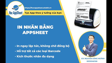 In nhãn từ appsheet