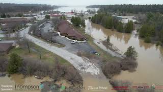Traverse City Logans Landing Flooded