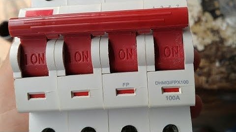 make Double Pole MCB Tripping indicator So Simple ||💡💡⚡⚡⚡🔥🔥🔥