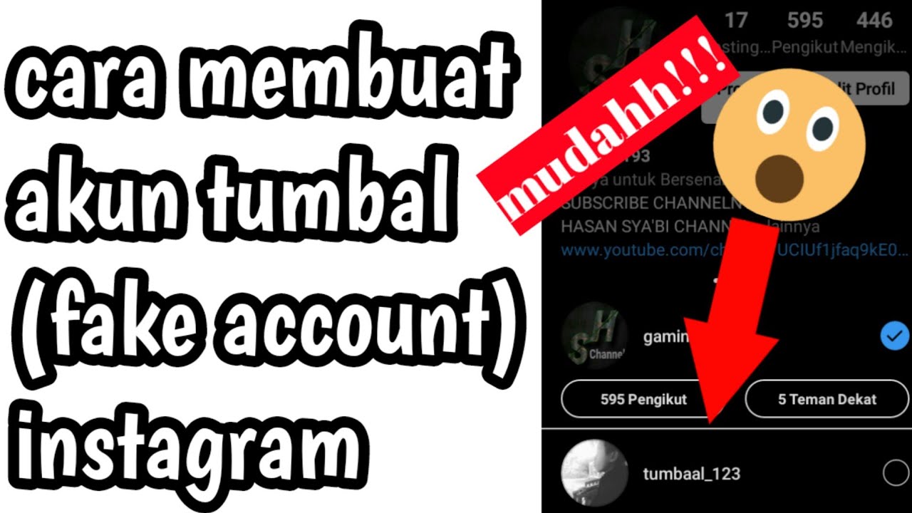 CARA MEMBUAT AKUN TUMBAL INSTAGRAM || 2020 