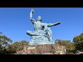 Caminando por el parque de la paz de Nagasaki y la catedral de Urakami (Prefectura de Nagasaki)