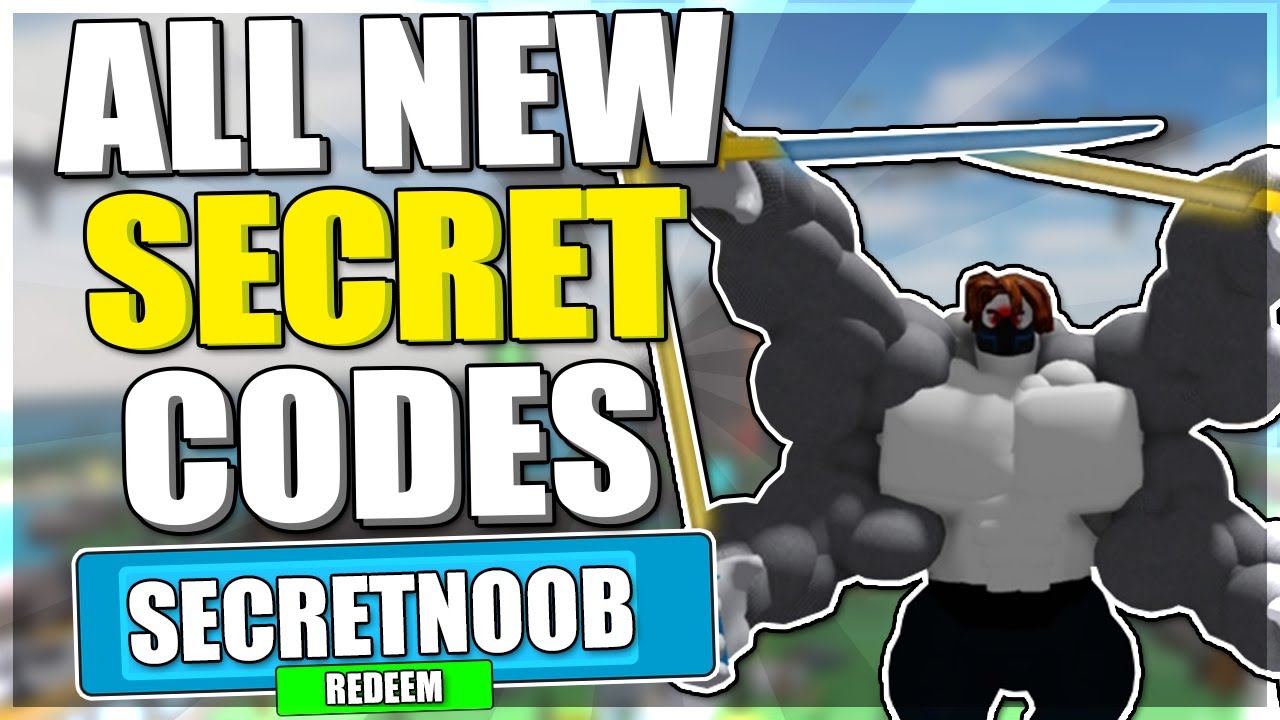 ALL NEW OP CODES SPACE UPDATE Roblox Mega Noob Simulator YouTube