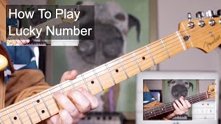 'Lucky Number' Lene Lovitch Guitar & Bass Lesson