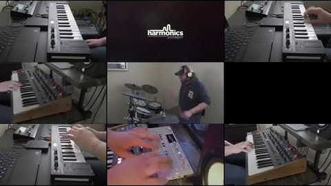 Extended Synth Session #1 - OB-6, Blofeld, OP-1 and V-Drums