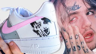 Lil Peep Custom Nike AF1s (and another surprise)