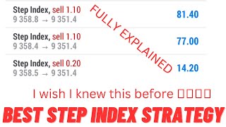 How to make $300 daily with the best Step Index killer strategy!How to trade Step Index successfully