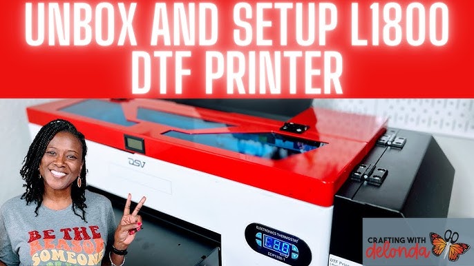 DTF direct to Film Transfer Printer Bundle L1800 Fully Converted